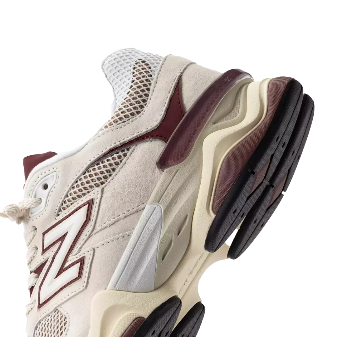 New Balance 9060 Linen Burgundy