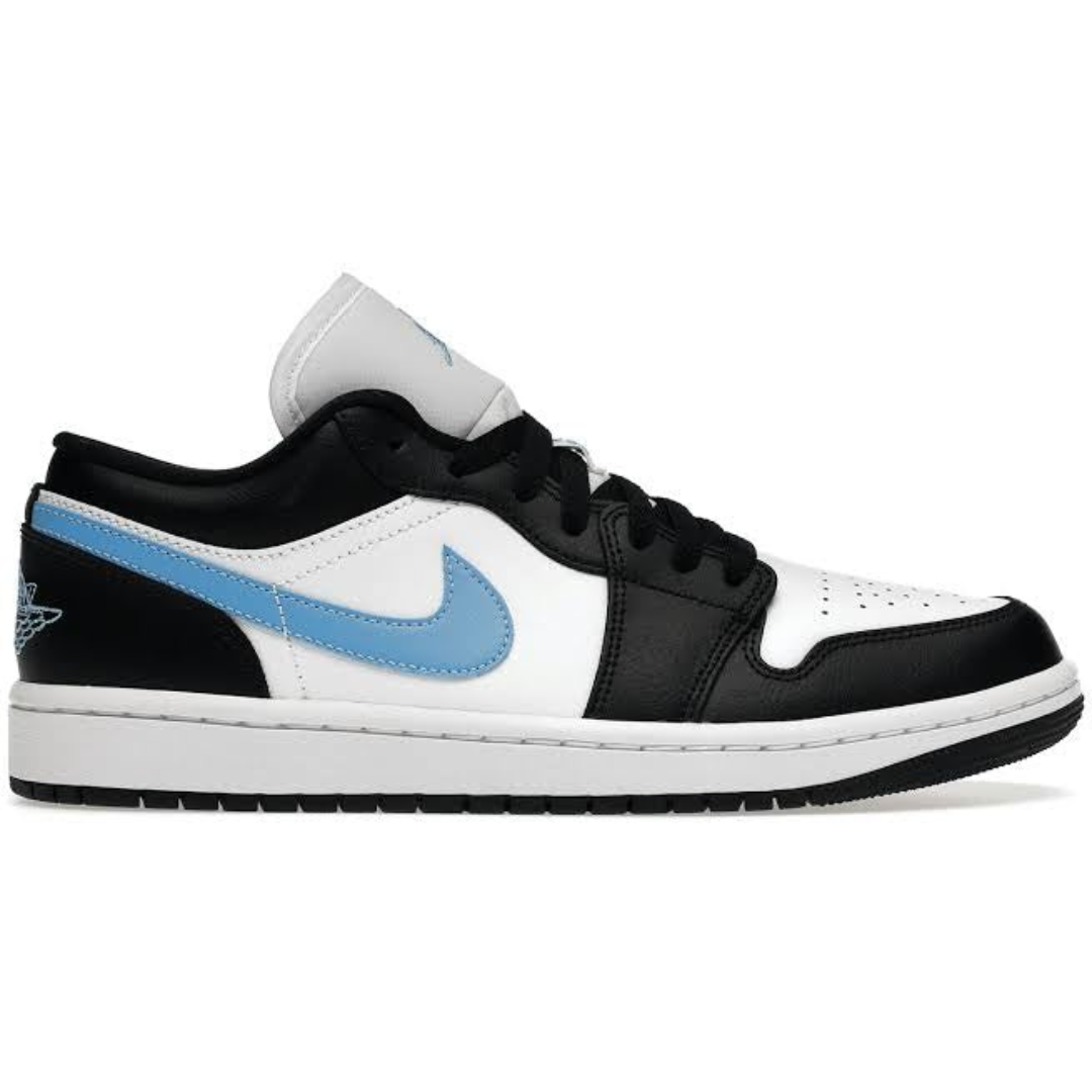 Jordan 1 Low Black University Blue White