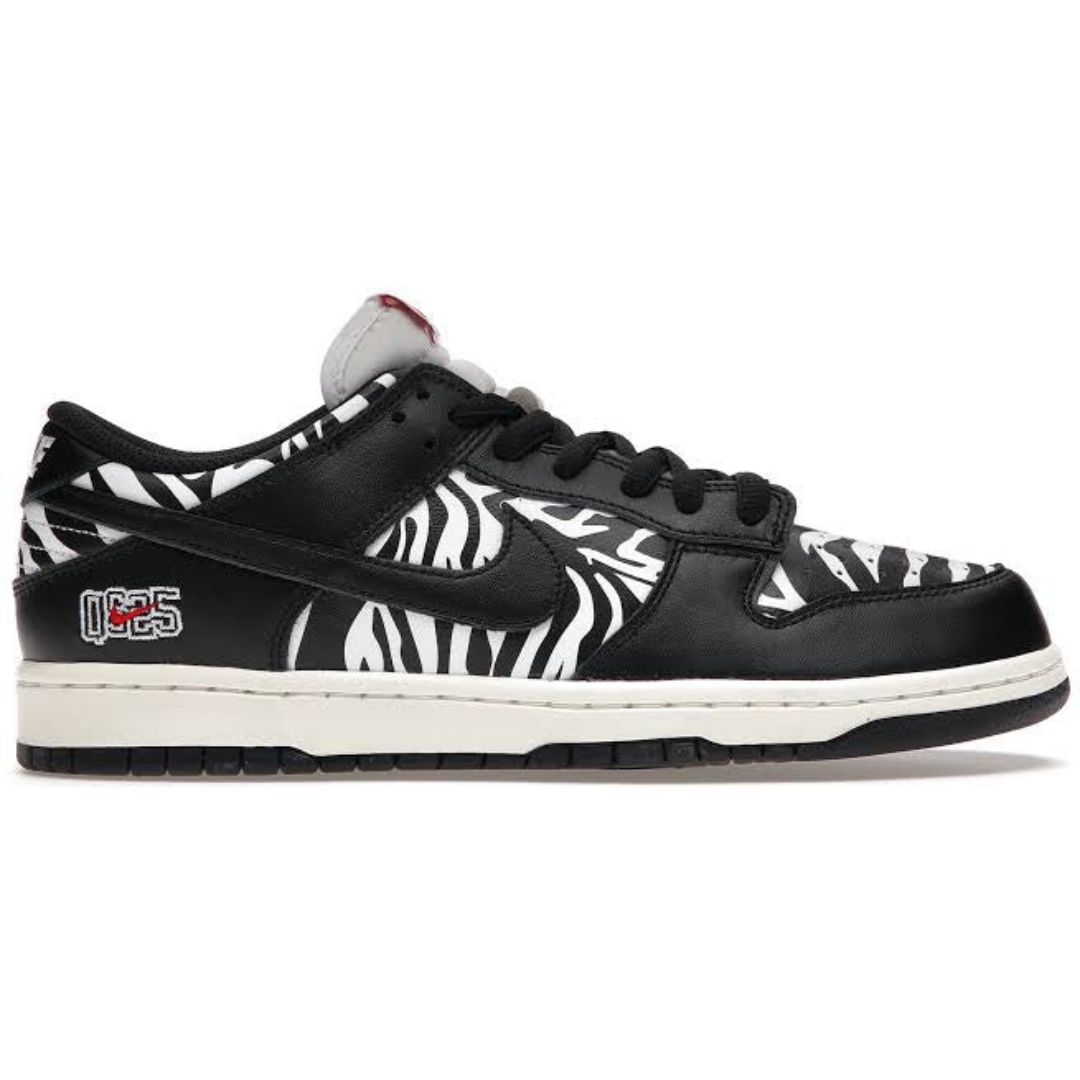 Nike SB Dunk Low Quartersnacks Zebra