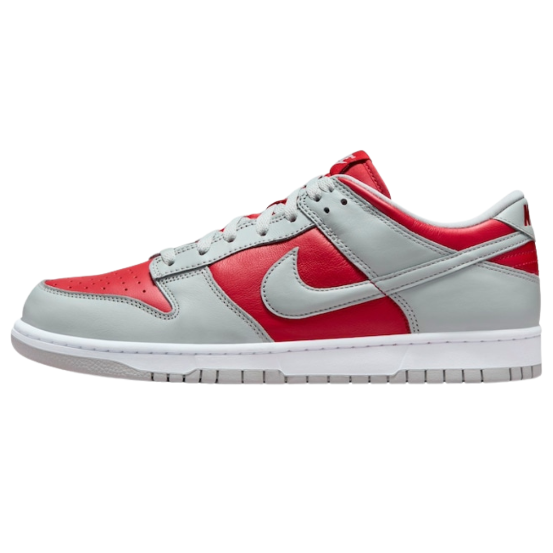 Nike Dunk Low Varsity Red and Silver