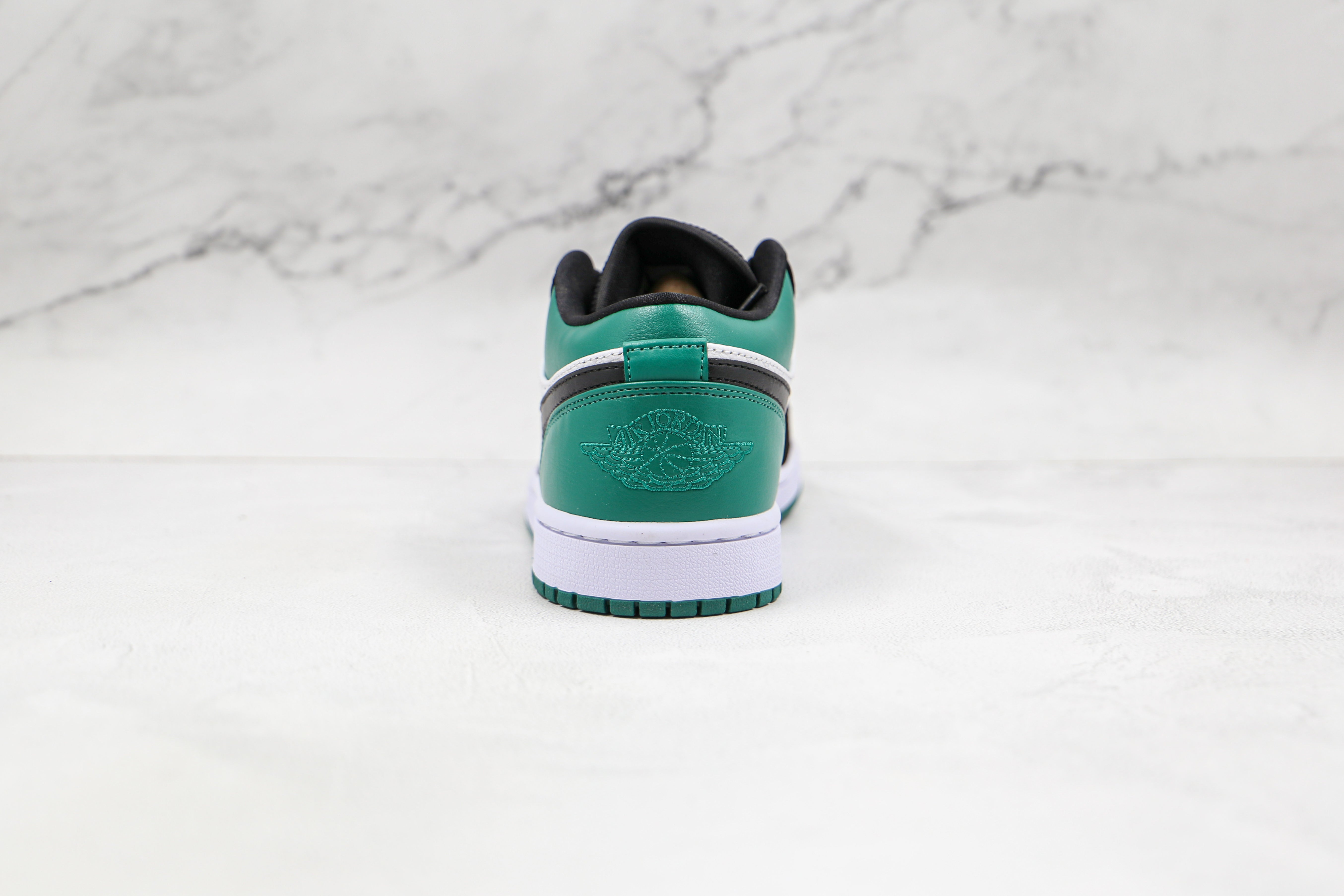 Jordan 1 Low White Black Mystic Green