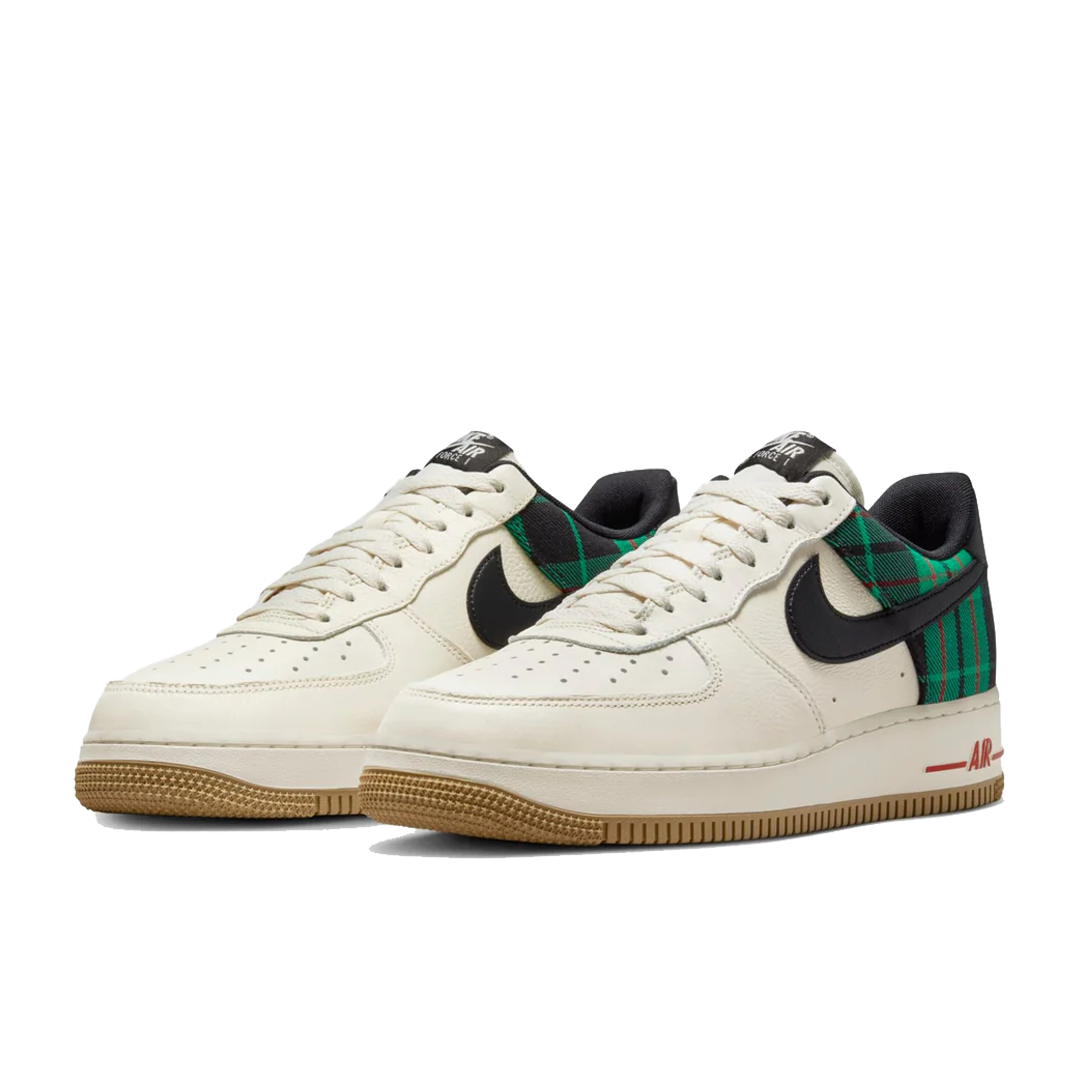 Nike Air Force 1 Low 07 LX Plaid Pale Ivory Stadium Green