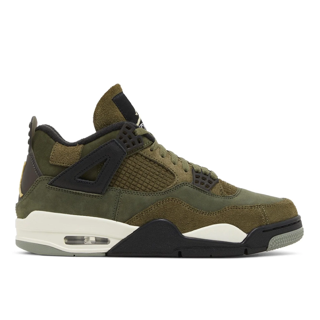 Jordan 4 Craft Medium Olive Verde