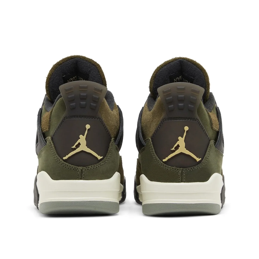 Jordan 4 Craft Medium Olive Verde