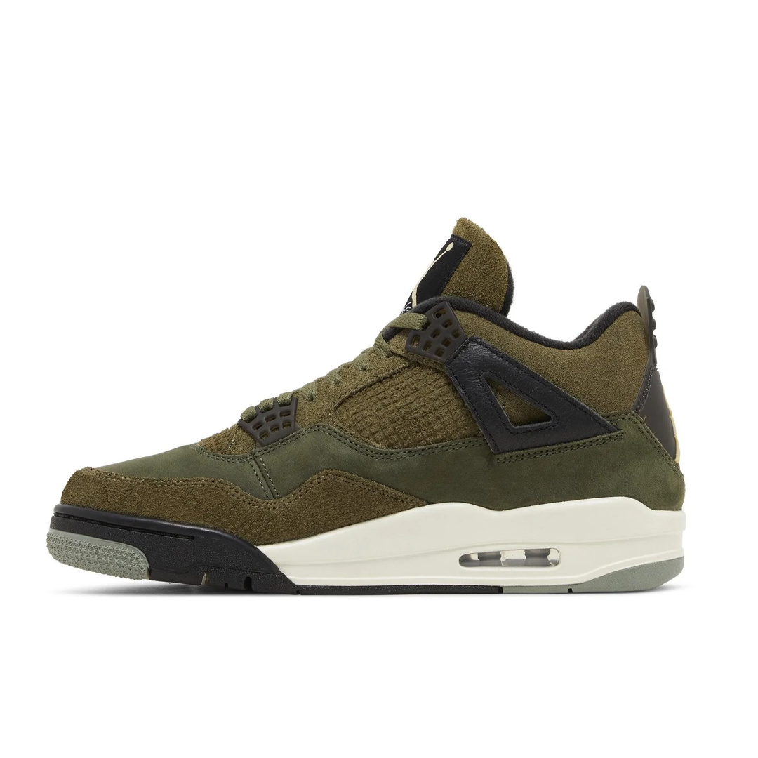 Jordan 4 Craft Medium Olive Verde