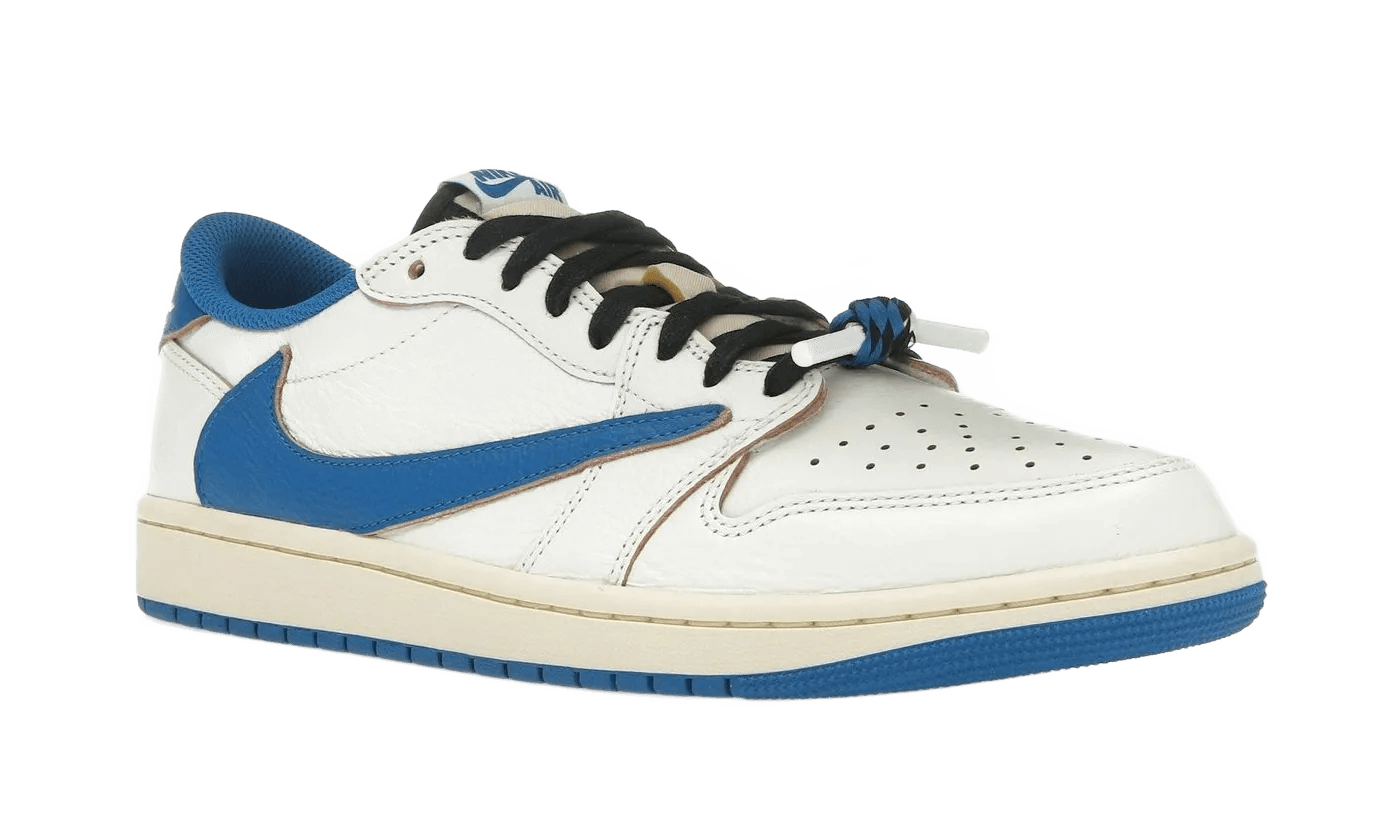 Air Jordan 1 Low x Travis Scott x Fragment ‘Sail Military Blue’
