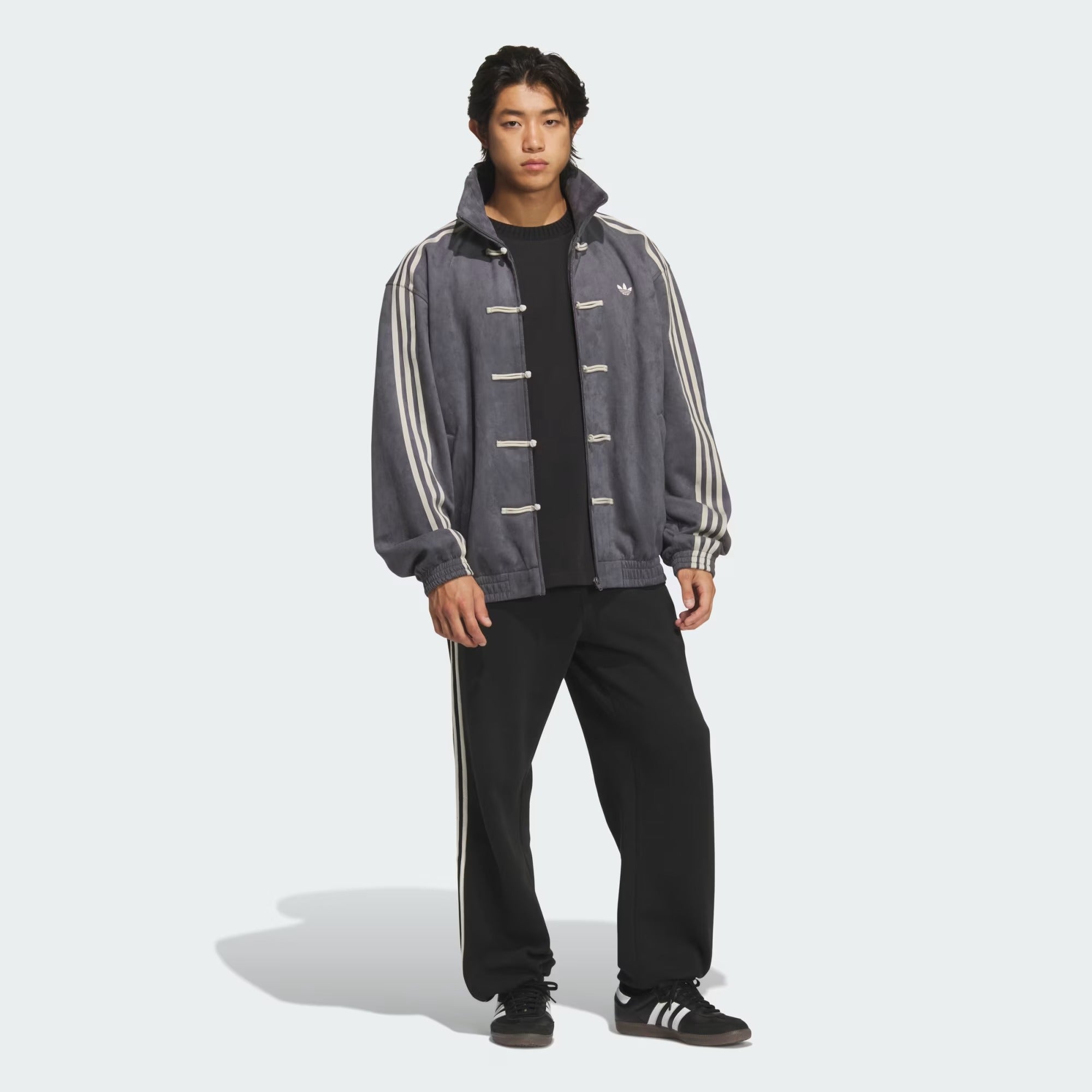 Adidas Chinese Jacket Dark Grey